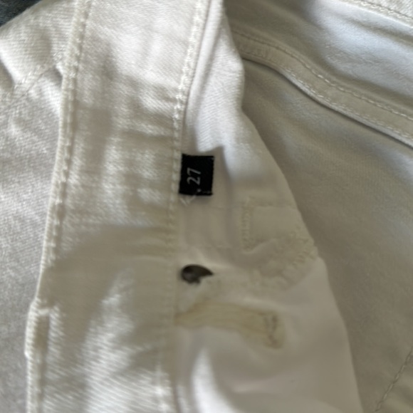 7 for all mankind white skinny jeans - Picture 5 of 7